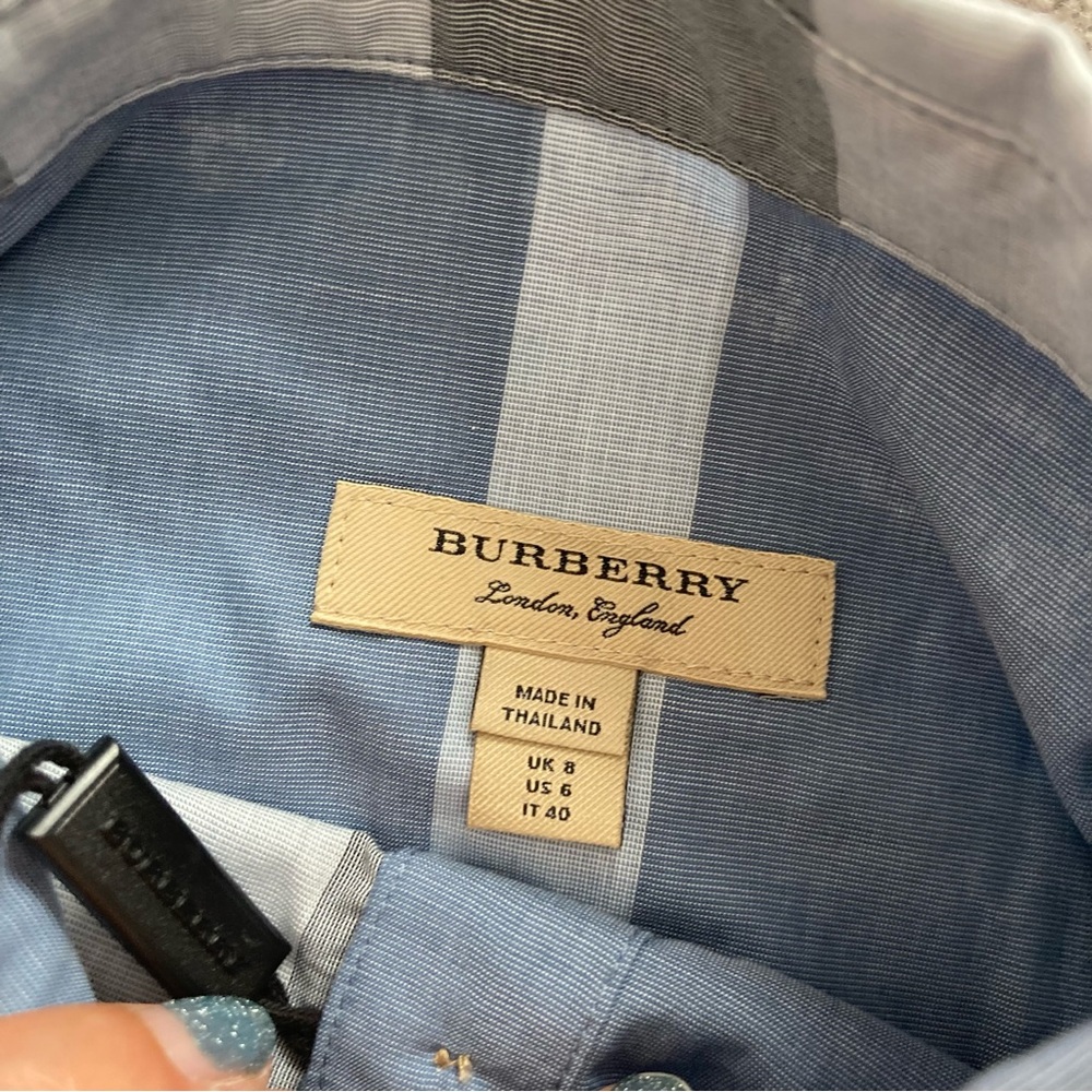 Burberry classic mini shirt dress NWT authentic - Picture 5 of 7